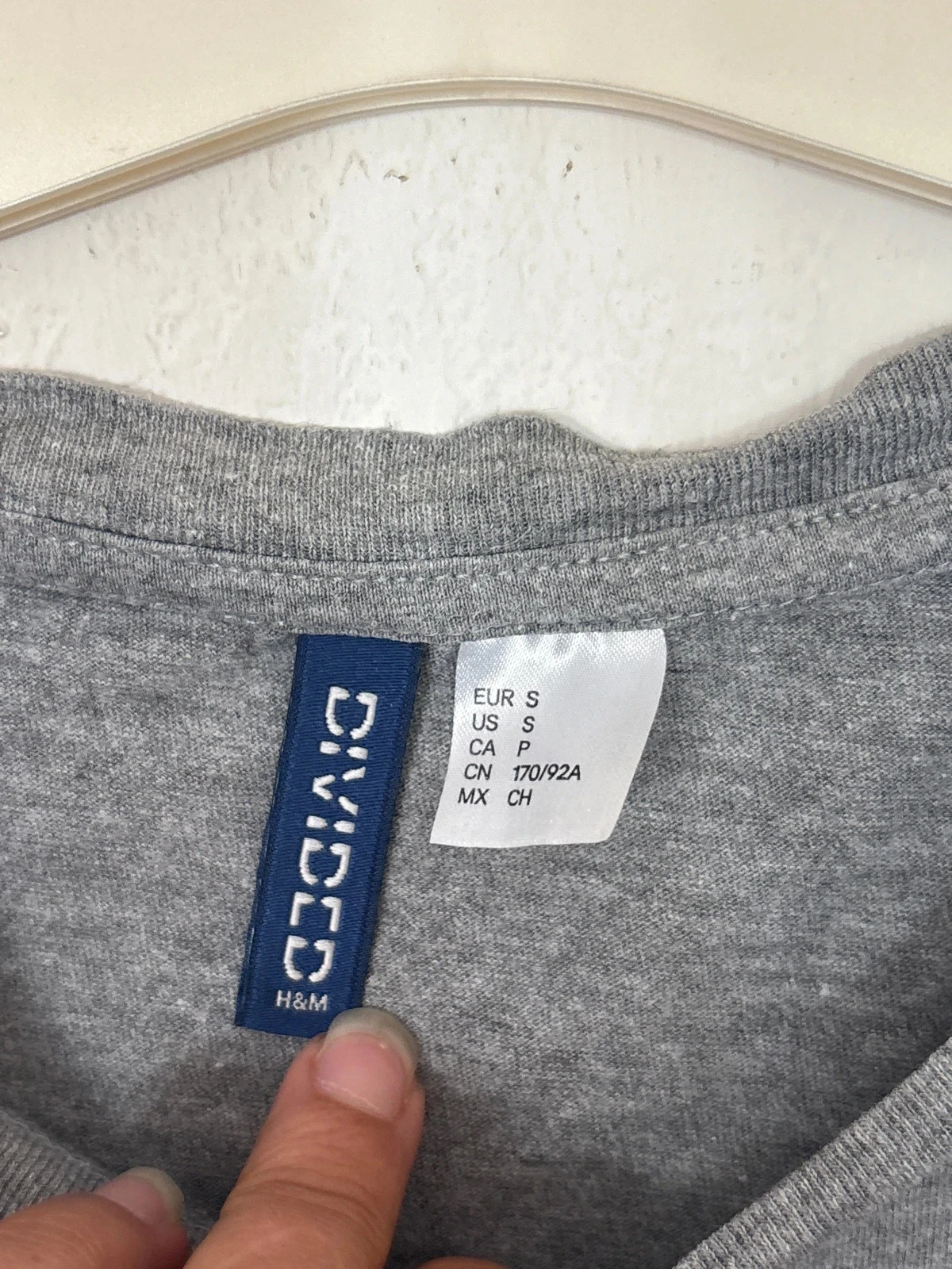 Camiseta cinza tamanho S H&M – photo 3